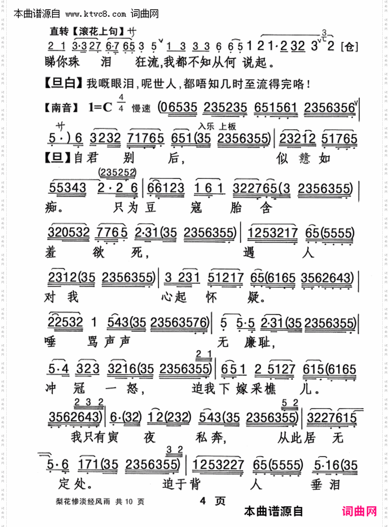 梨花惨淡经风雨