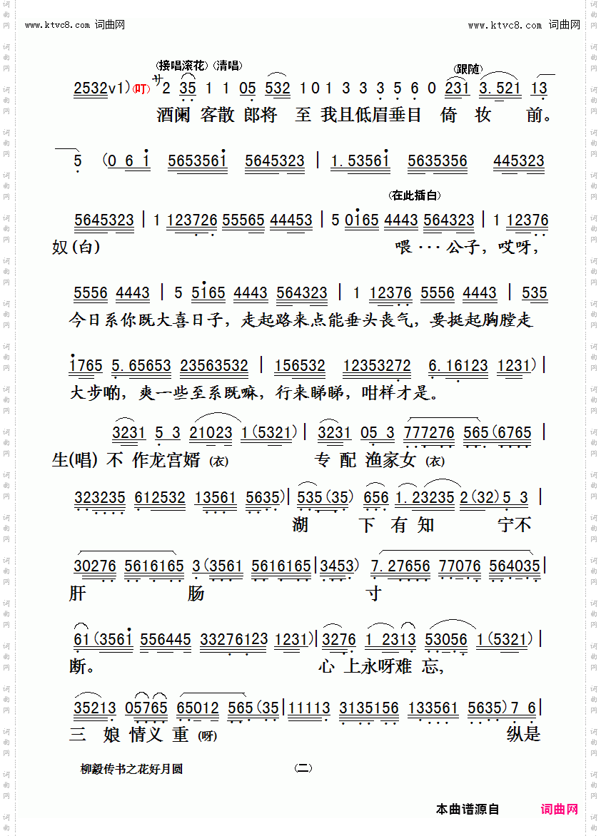 花好月圆_柳毅传书洞庭良缘第六场