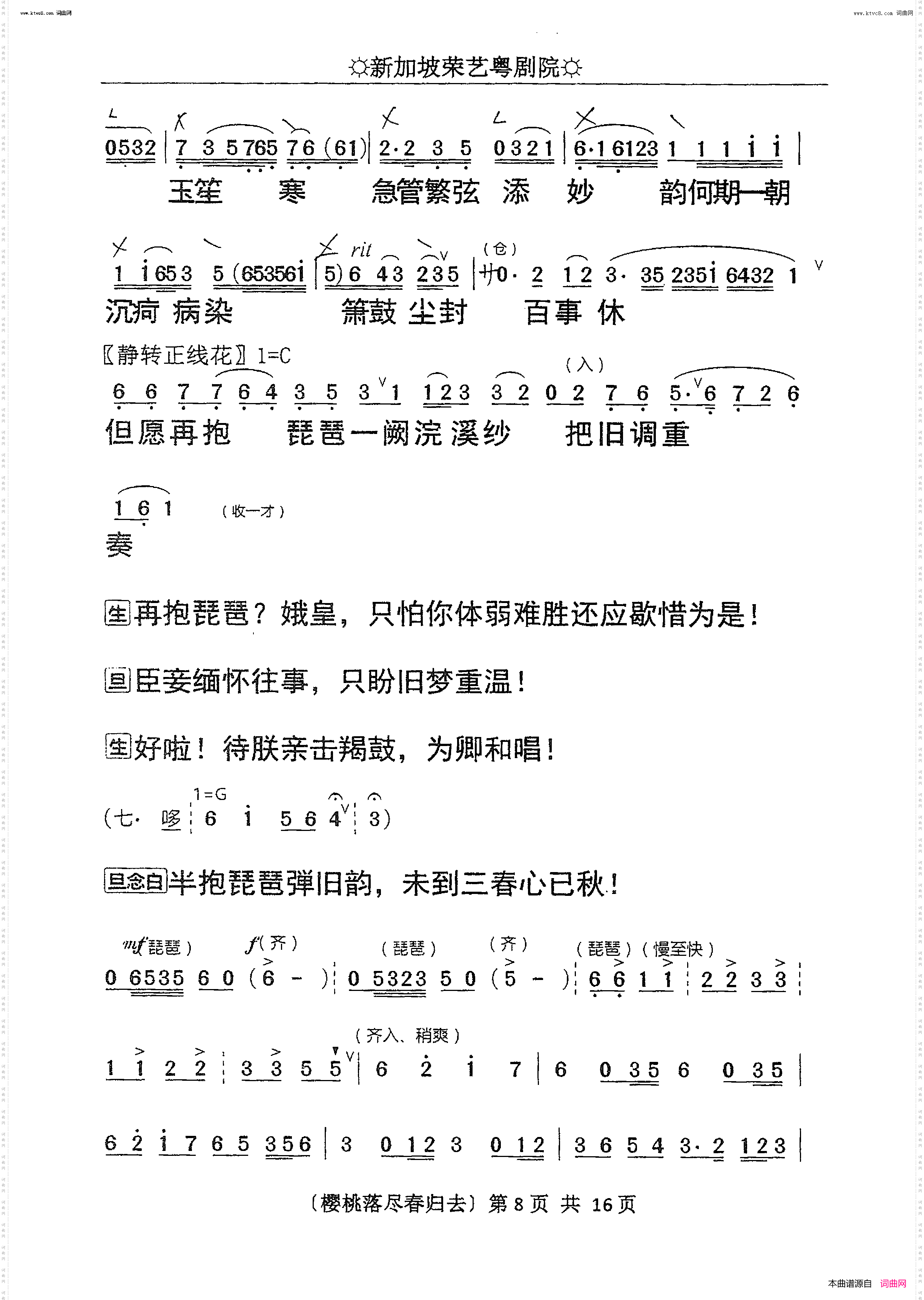 樱桃落尽春归去