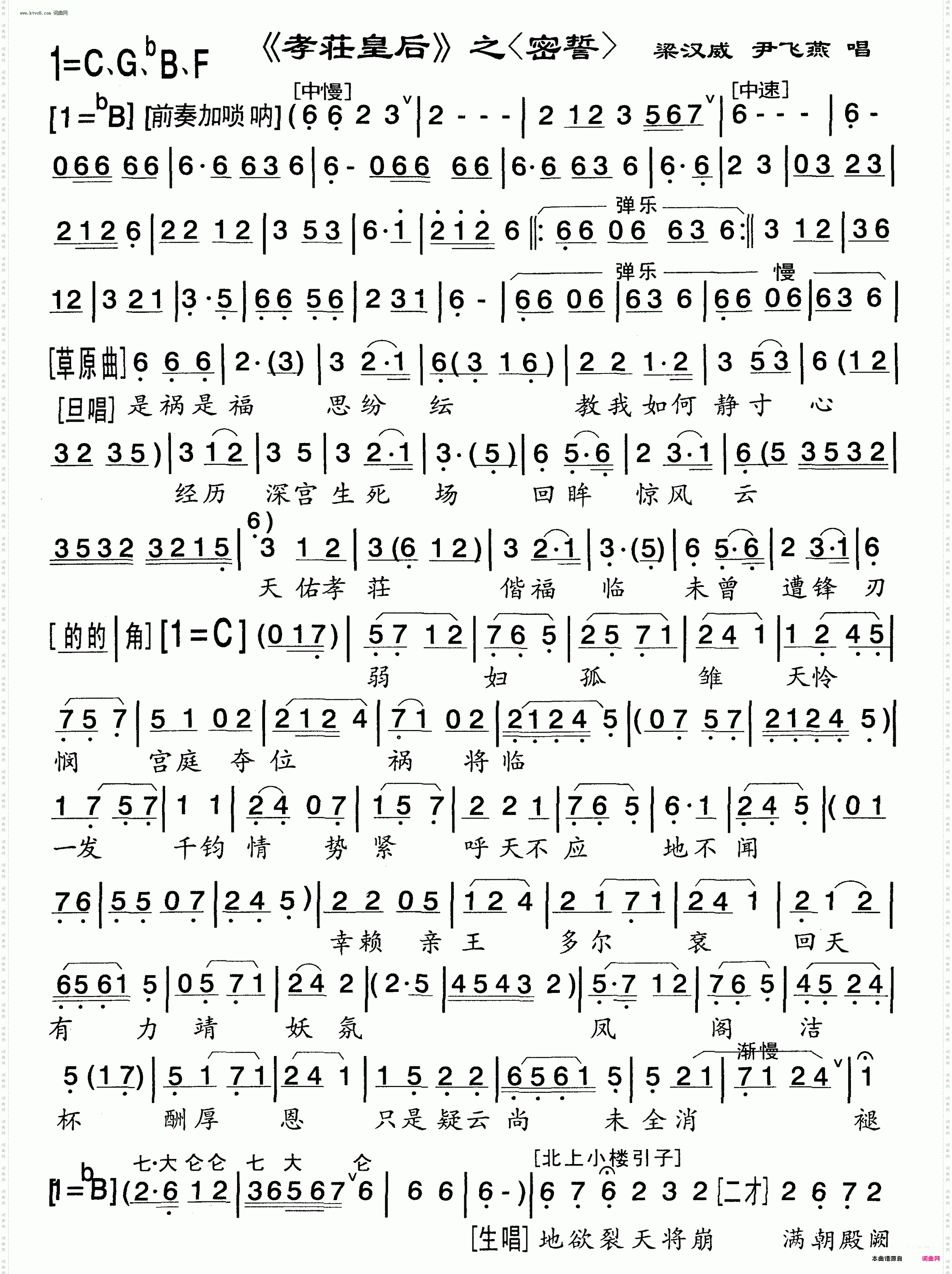 孝莊皇后之密誓