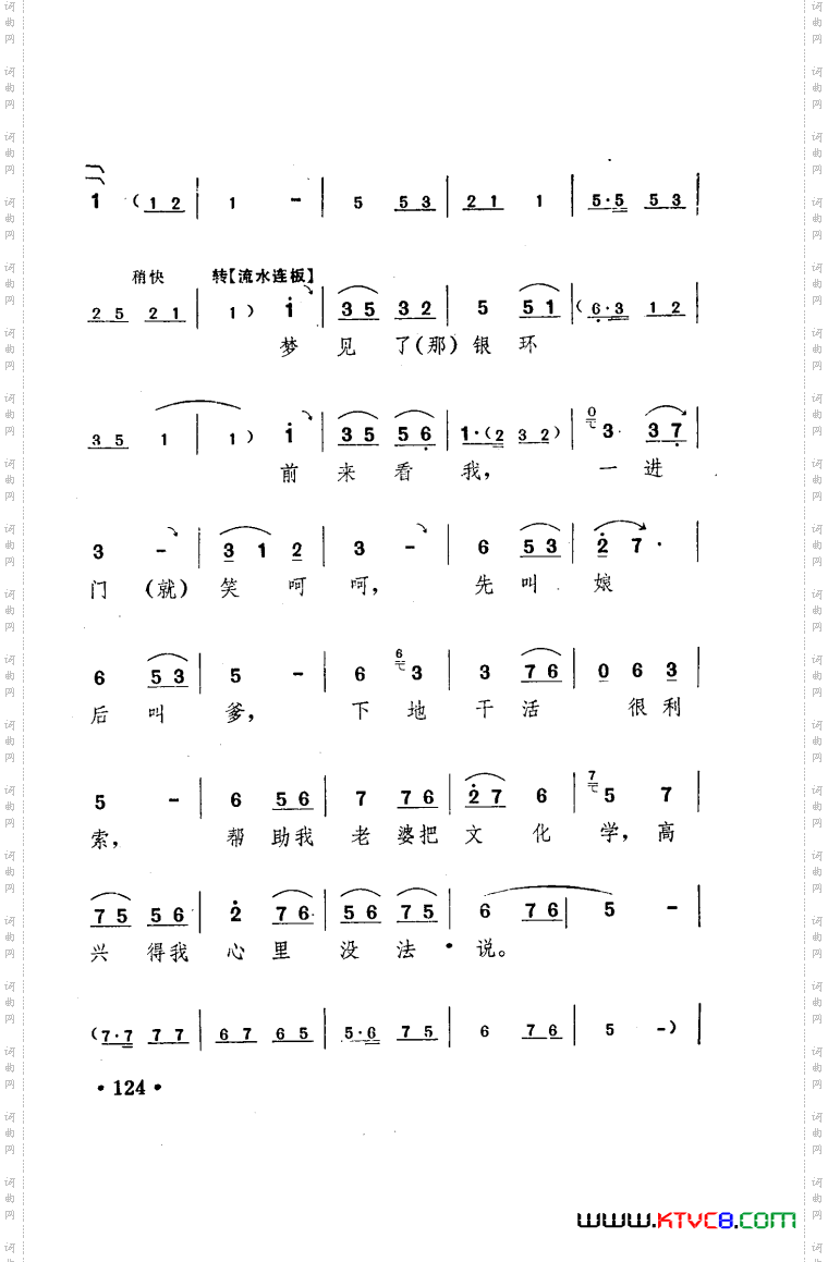 朝阳沟豫剧乐谱舞台版051-100