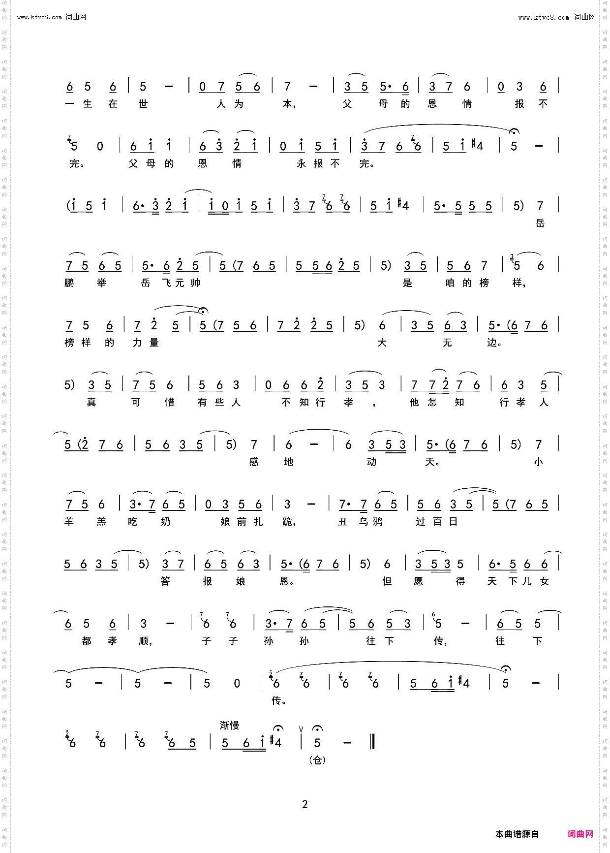 人生在世孝当先