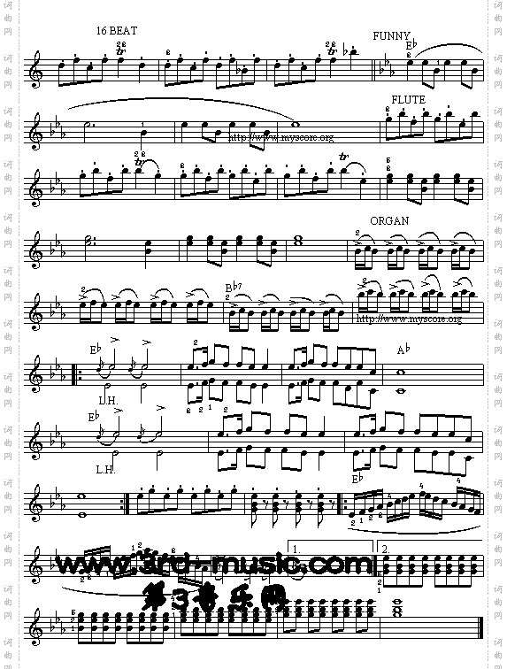 北京喜讯到边寨[电子琴谱]