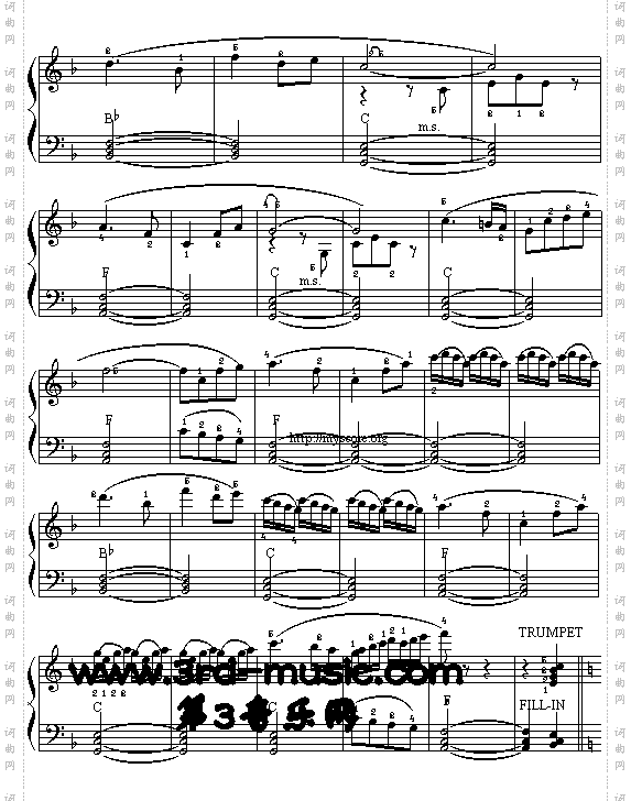 我的小火车[电子琴谱]