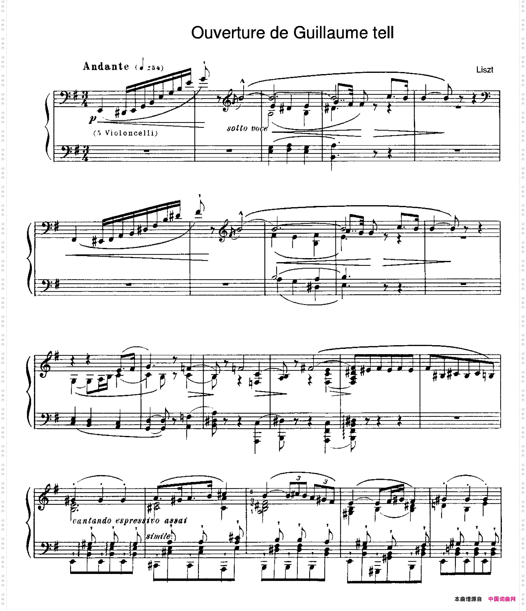 WilliamTellOverture威廉·退尔序曲_William Tell Overture威廉·退尔序曲