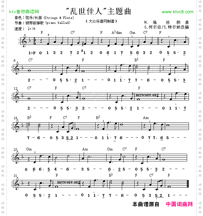 “乱世佳人”主题曲