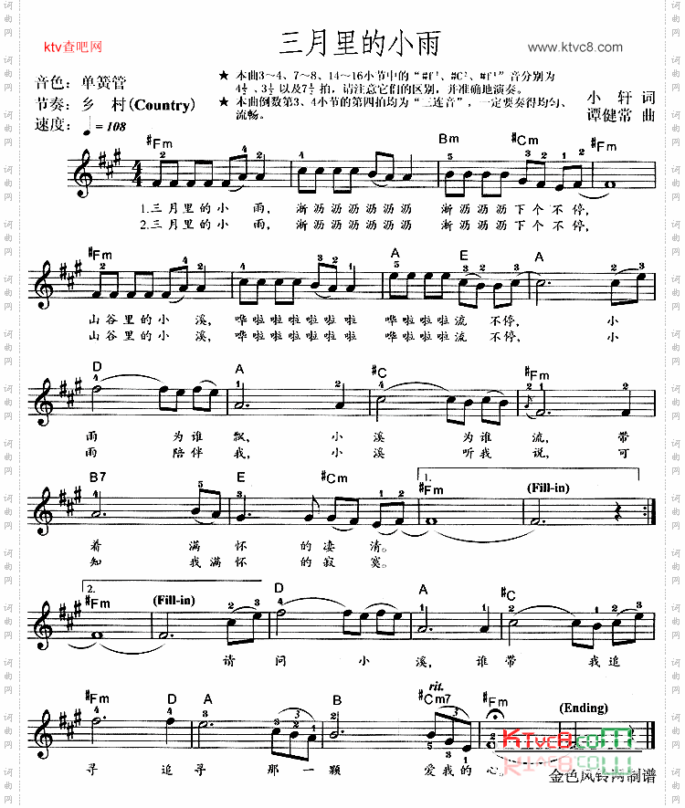 三月里的小雨