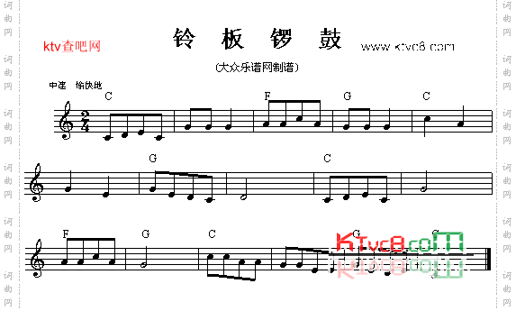 铃板锣鼓