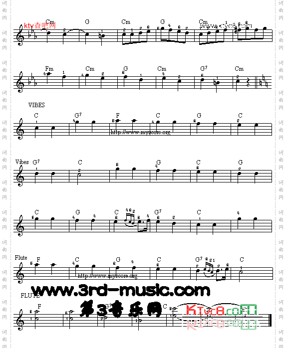 小星星变奏曲[电子琴谱]