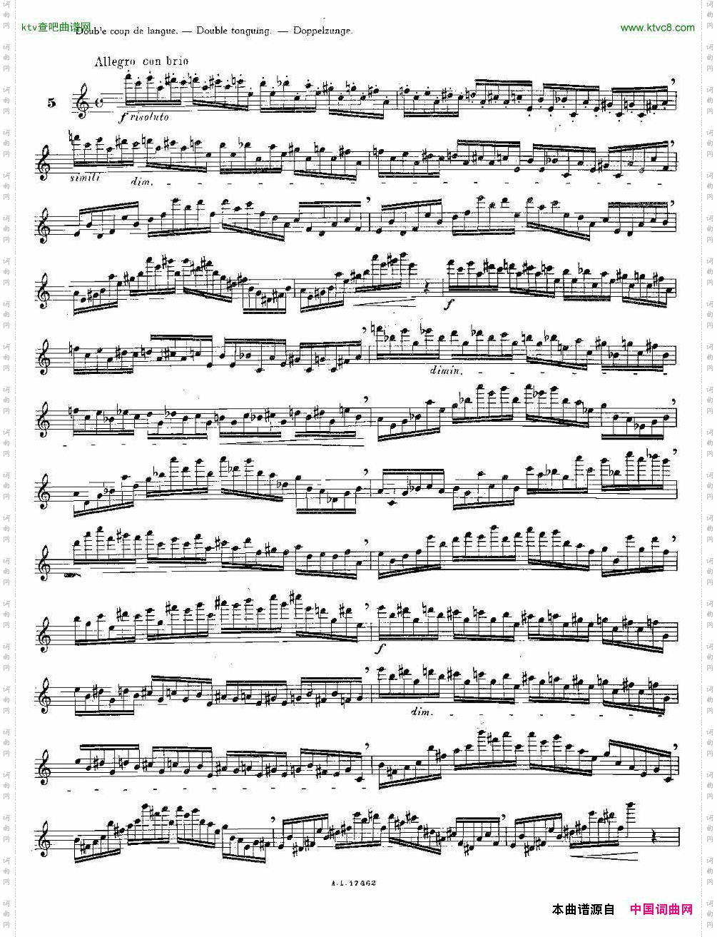 12首大技巧练习曲之5