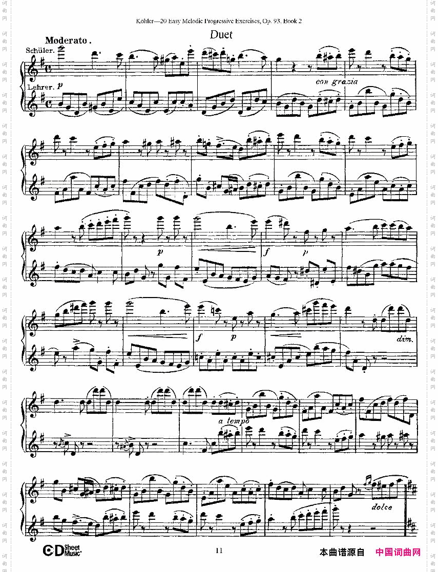 柯勒练习曲作品93号二