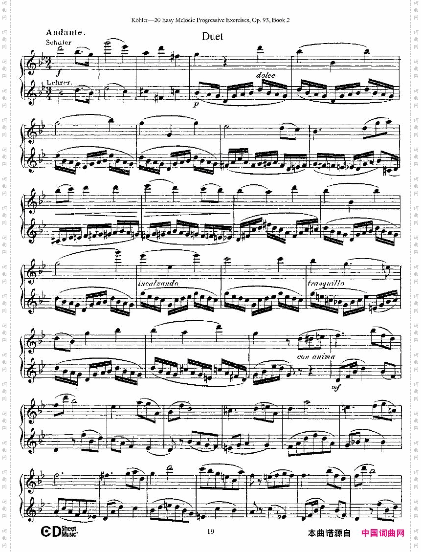 柯勒练习曲作品93号二