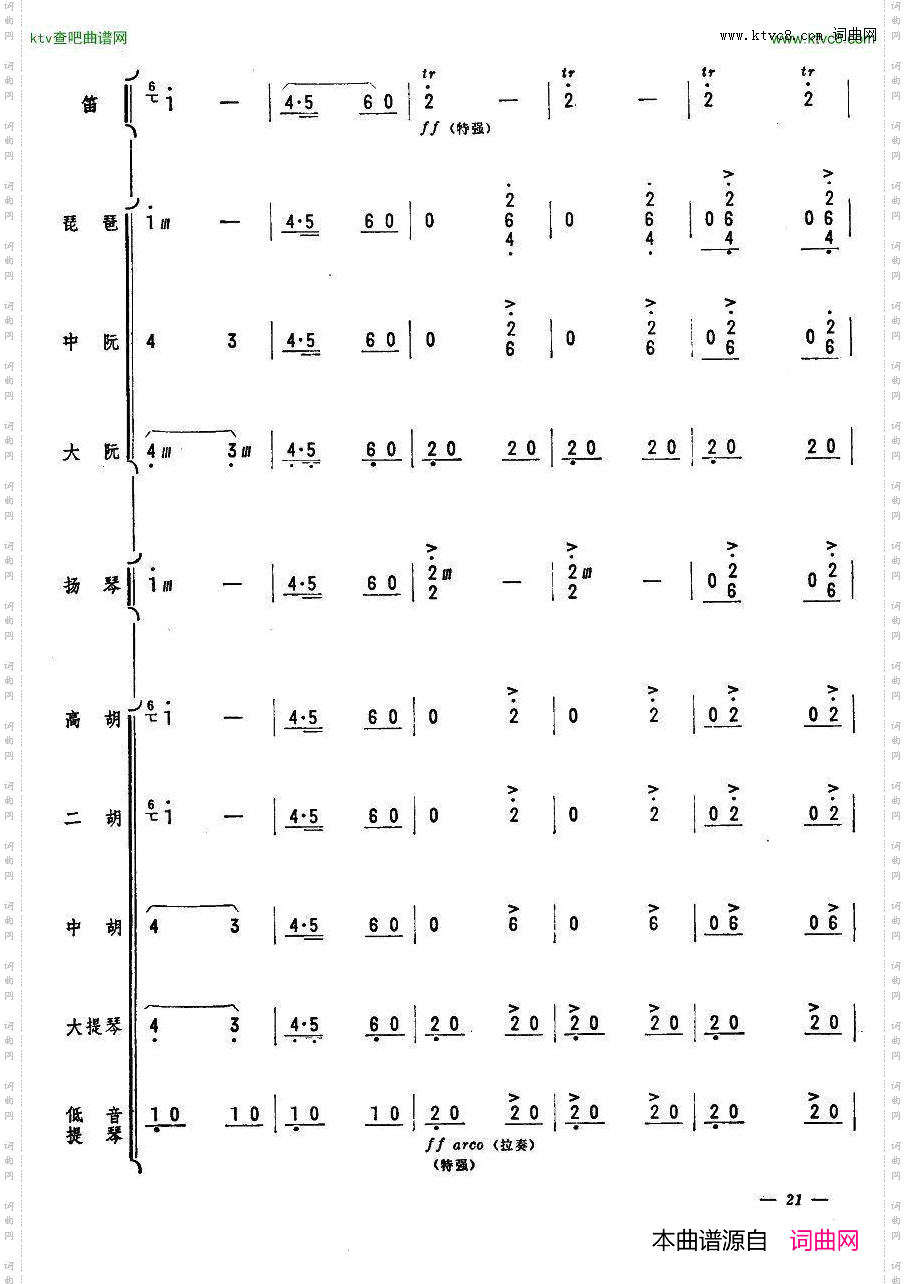 人民邮递员笛子独奏21