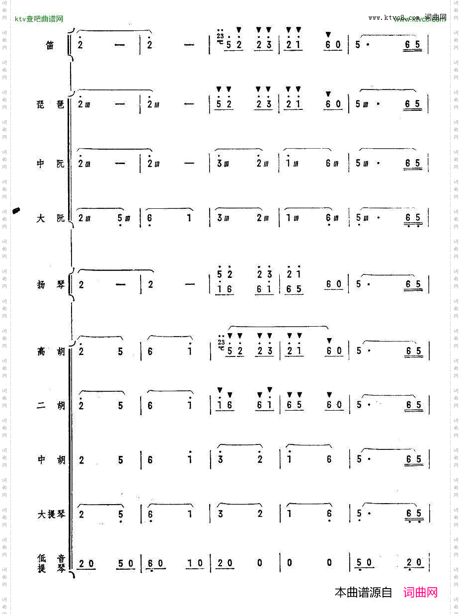 人民邮递员笛子独奏19