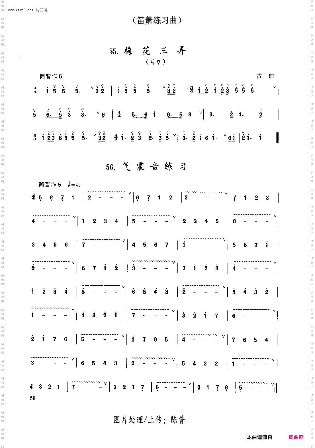 综合练习第〈55〉_笛箫练习曲