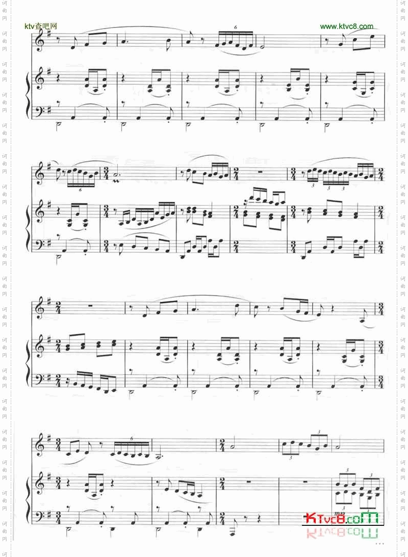 楼兰恋歌十孔笛五线谱