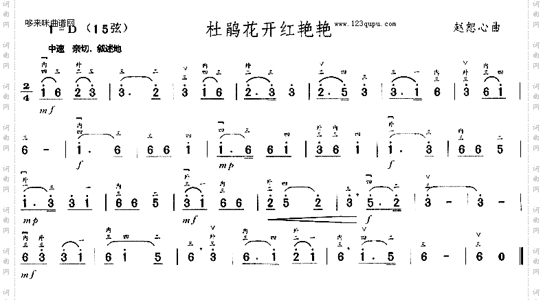 杜鹃花开红艳艳