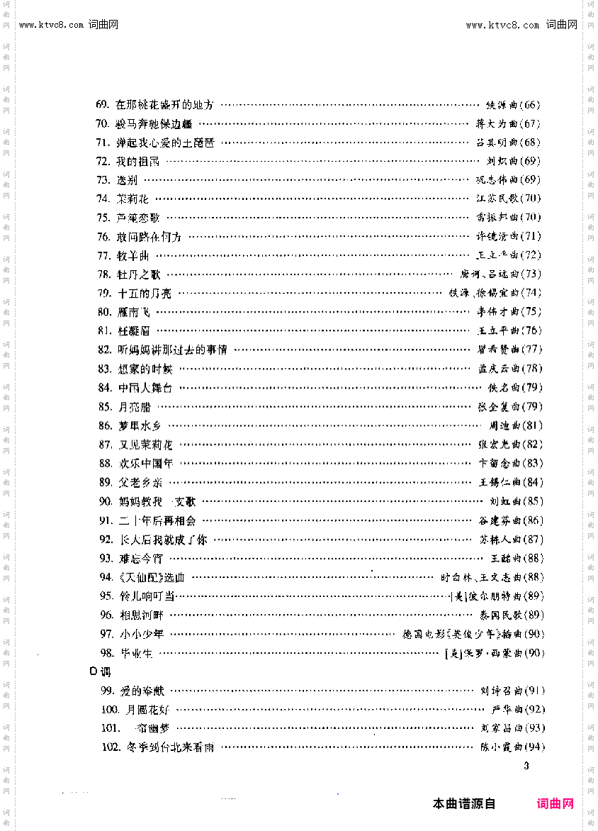经典二胡200首之目录_前言，目录，符号