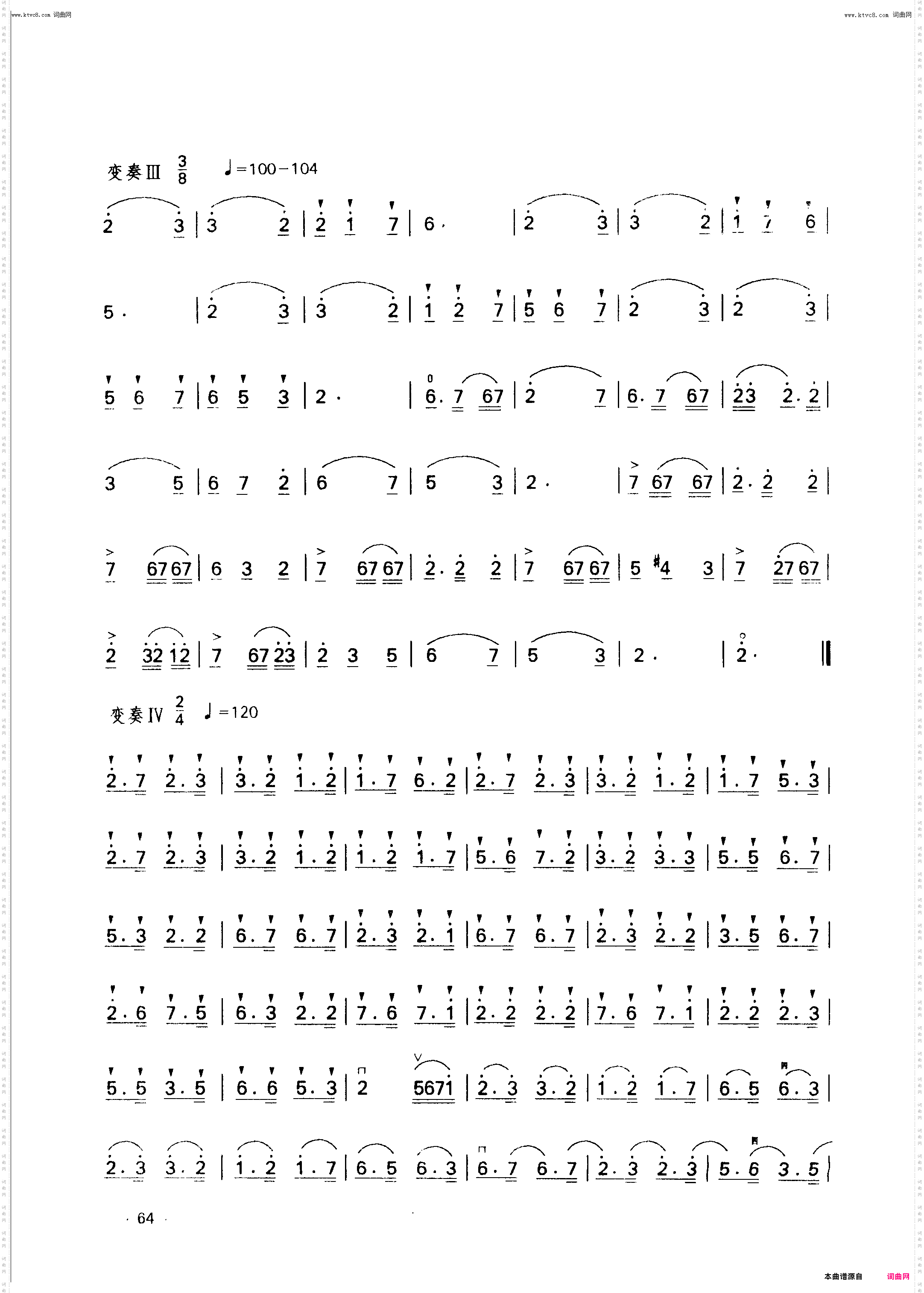 C调原把练习_75-76课--C调原把音阶练习曲