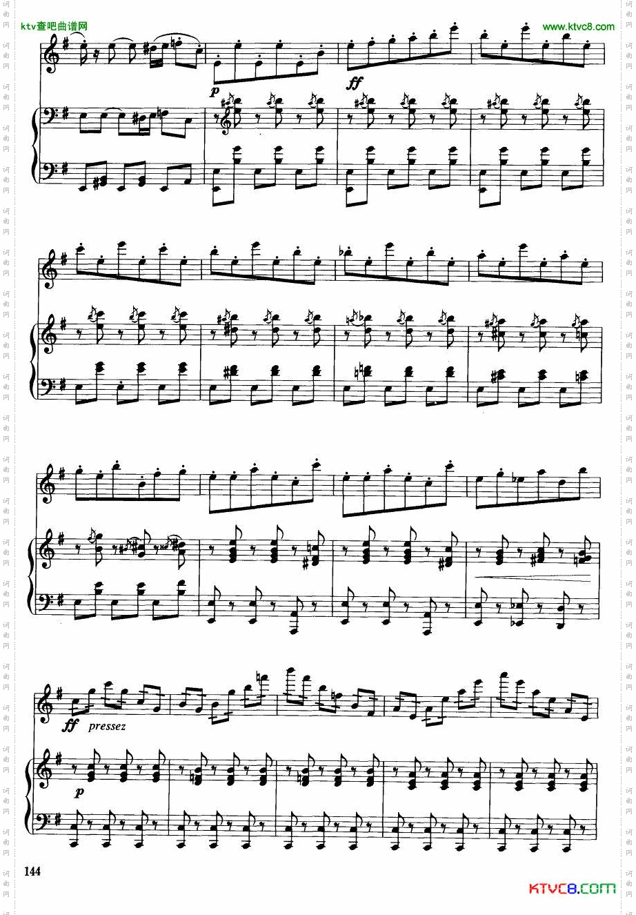 卡门主题幻想曲钢伴谱29