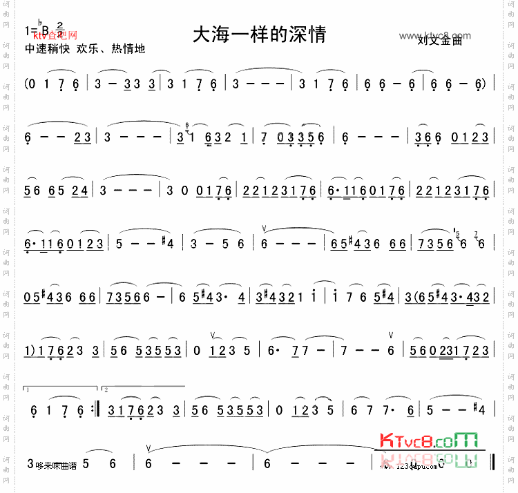 大海一样的深情