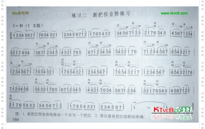 新把位音阶练习