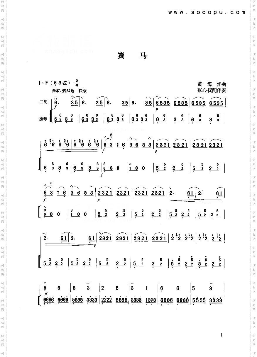 赛马民乐类二胡