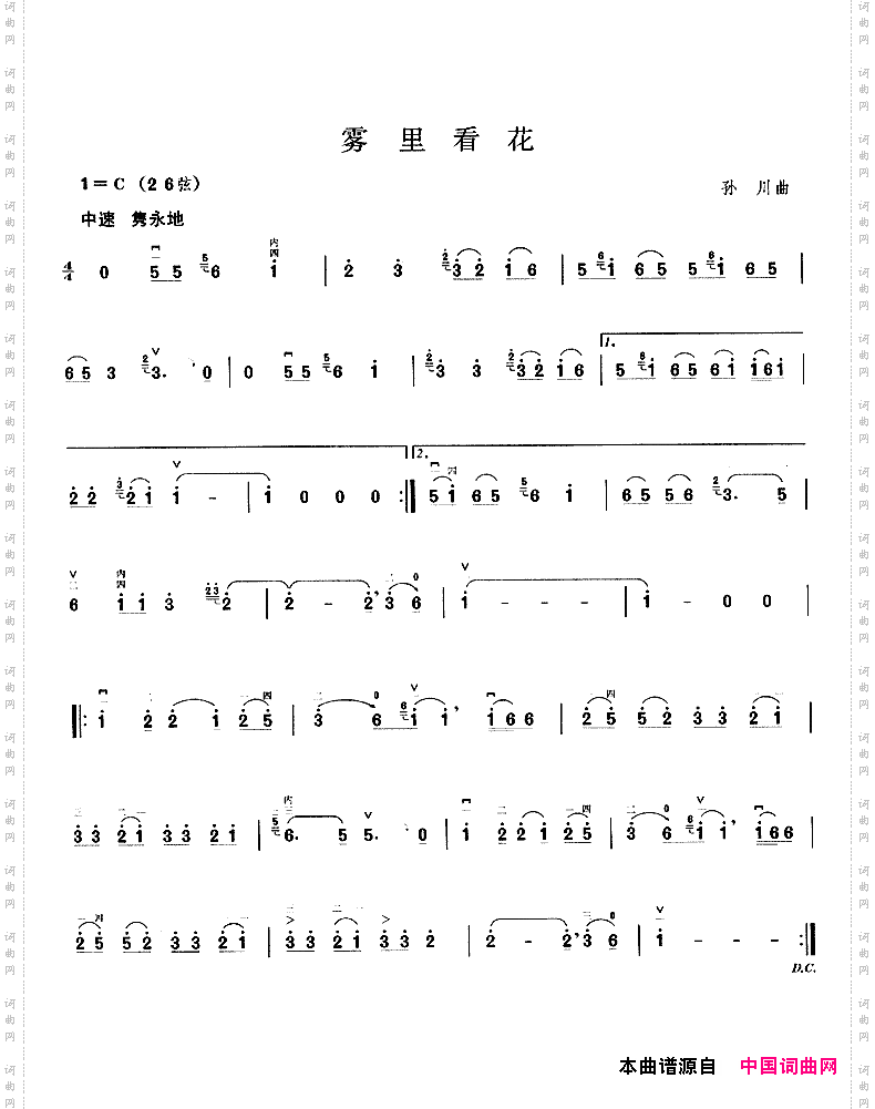 雾里看花