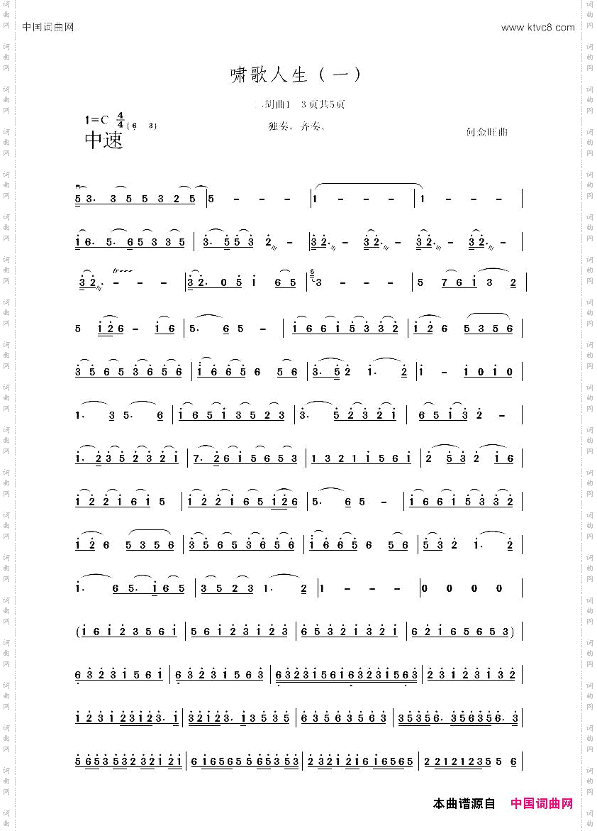 啸歌人生