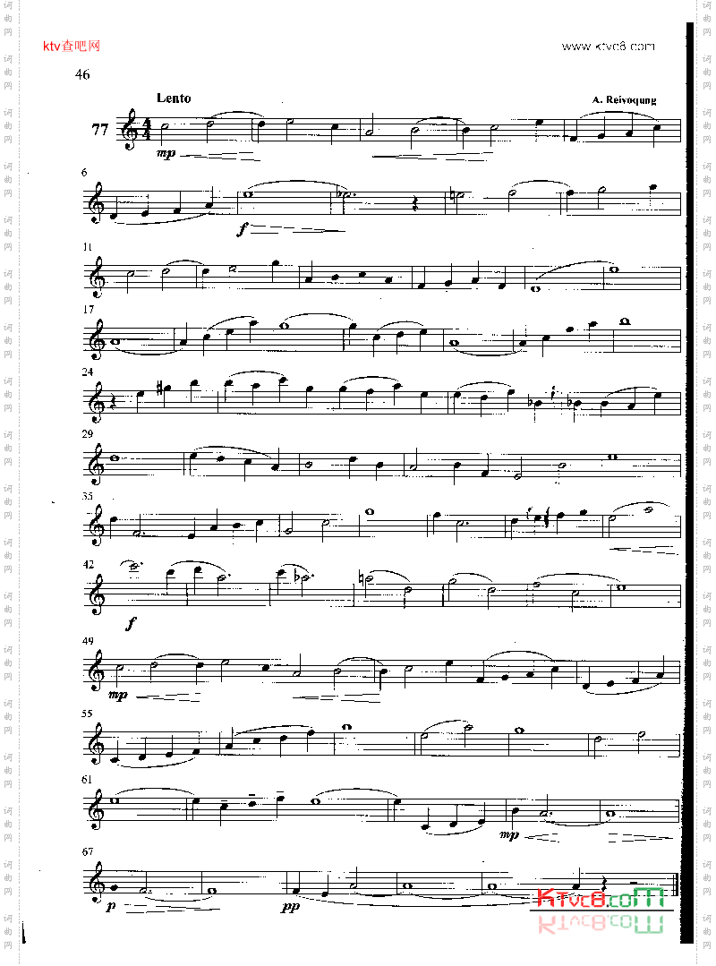 萨克斯管练习曲第100—046页