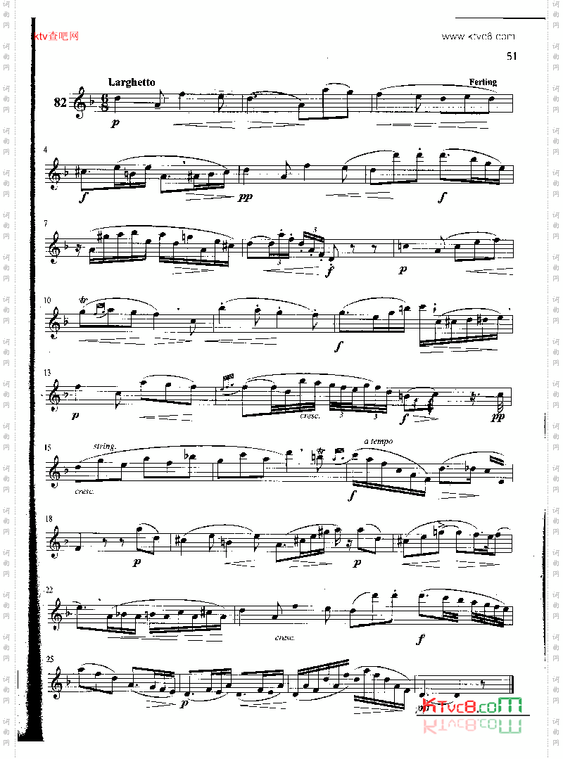 萨克斯管练习曲第100—051页