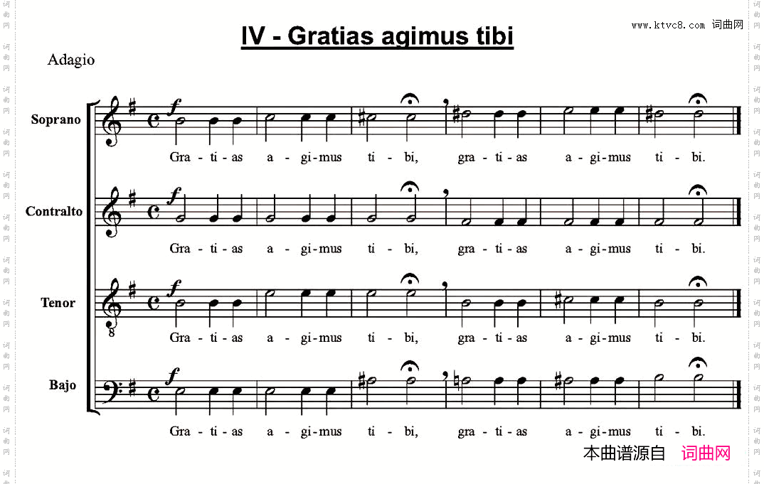 Gratiasagimustibi萨克斯四重奏_Gratias agimus tibi萨克斯四重奏