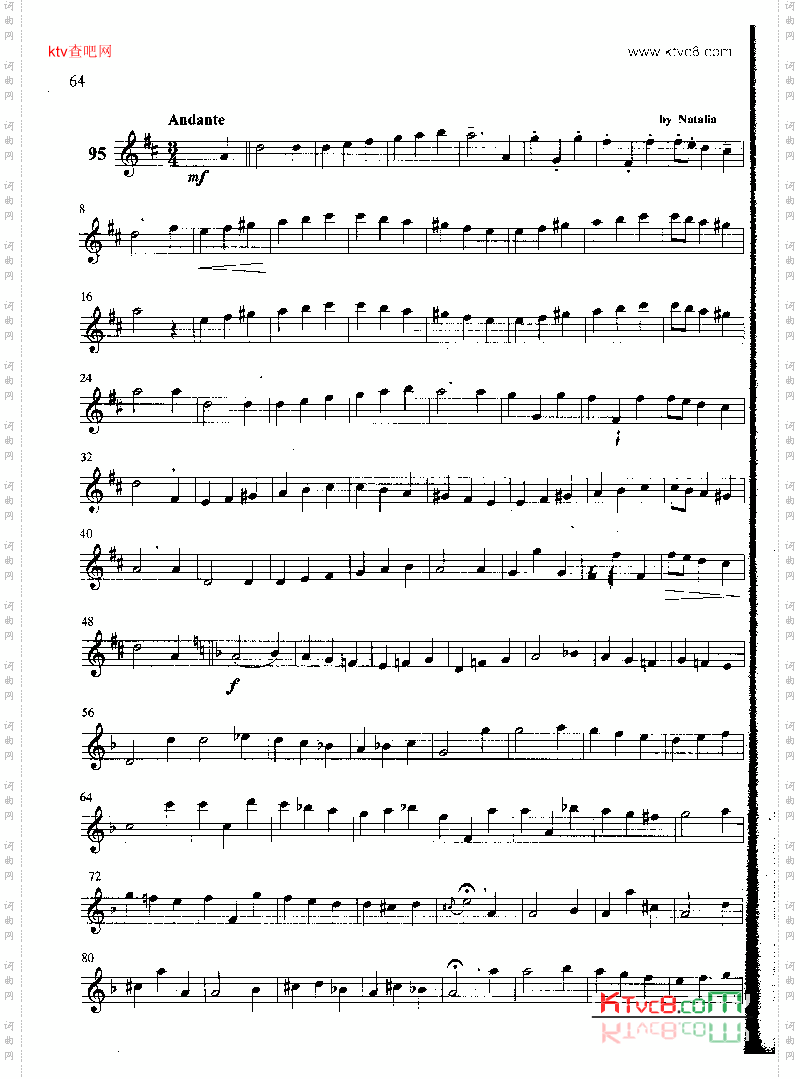 萨克斯管练习曲第100—064页