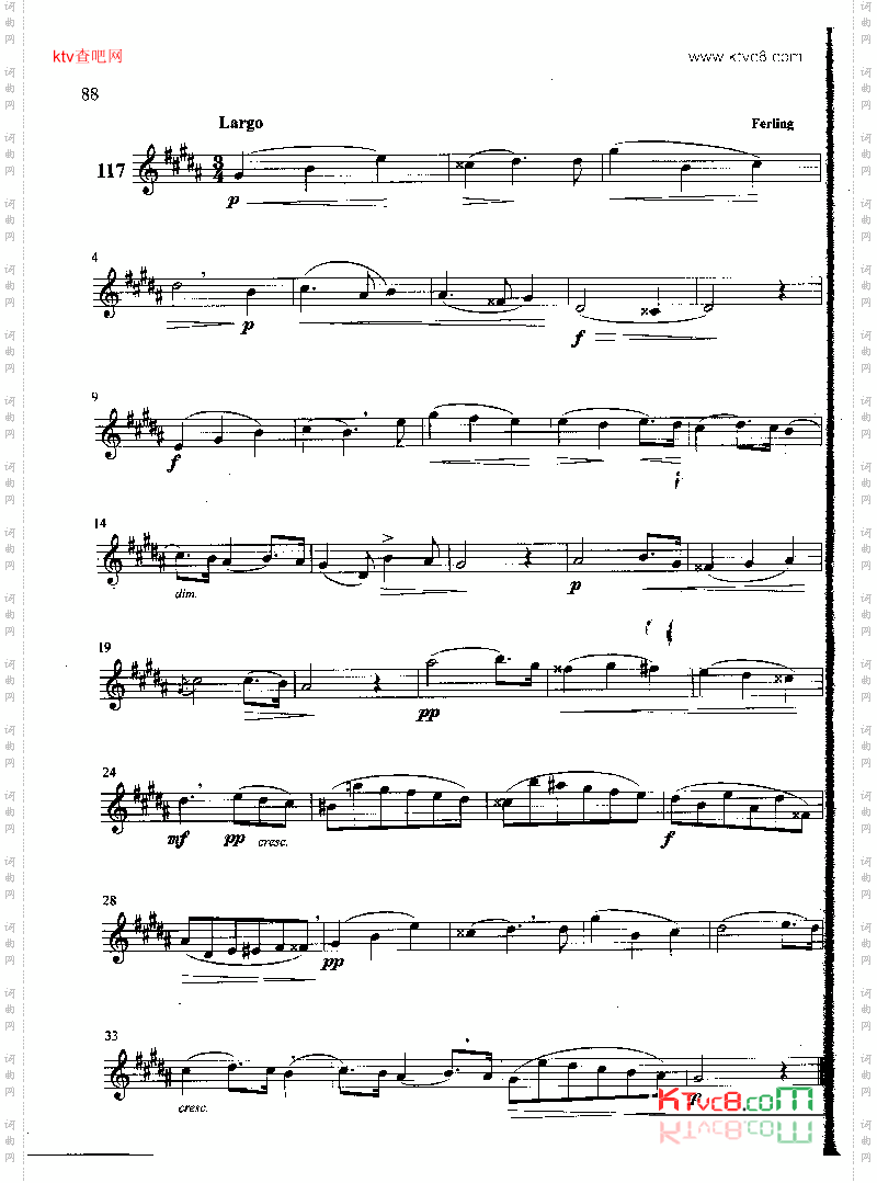 萨克斯管练习曲第100—088页