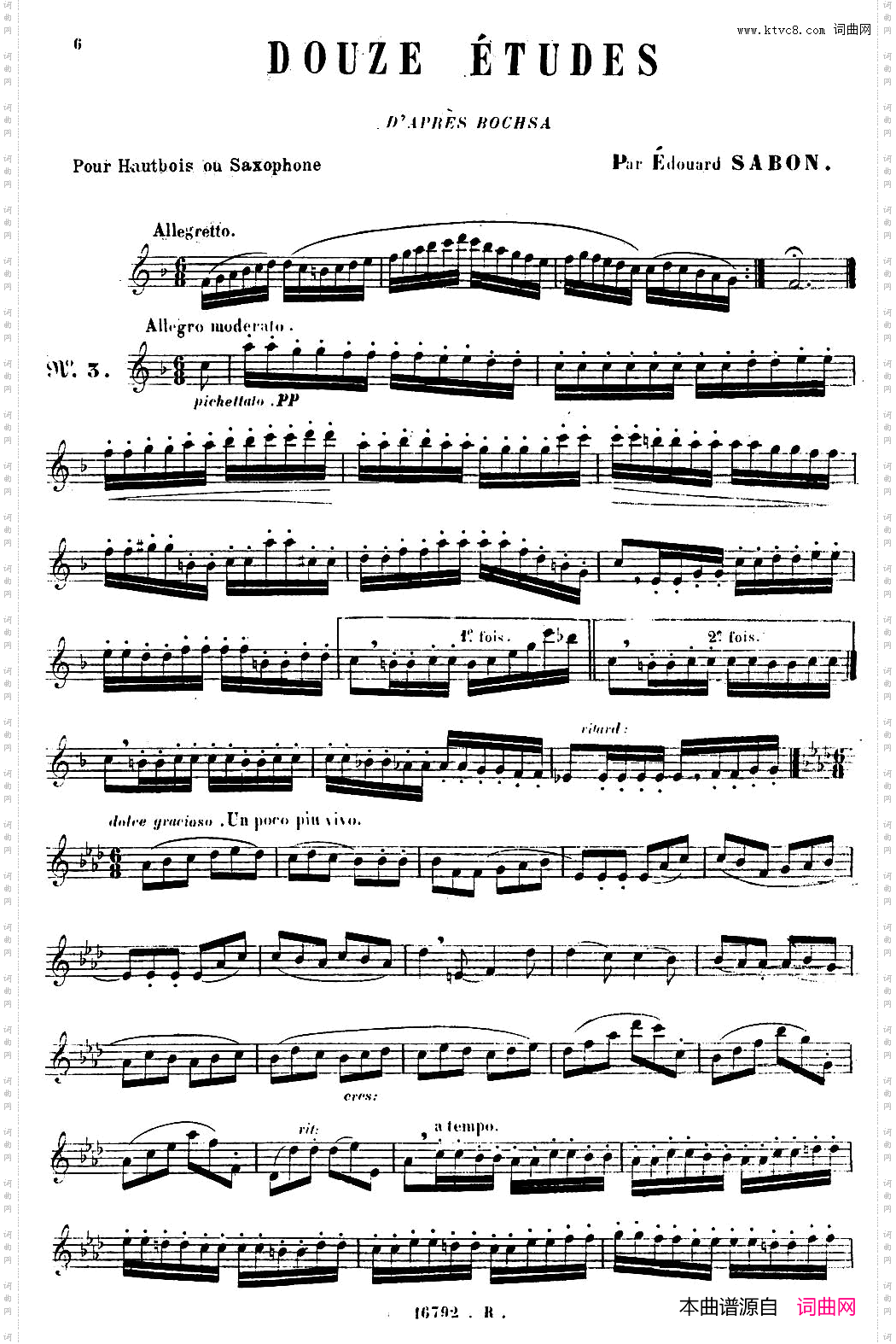 E.Sabon-12首练习曲3