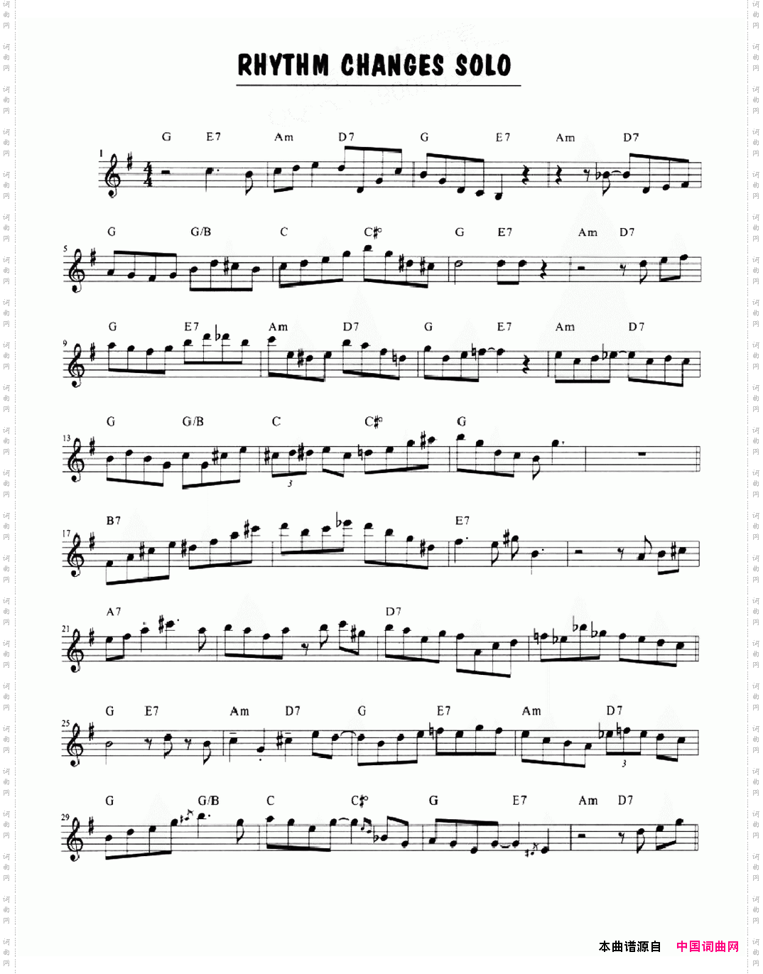 RhythmChangesSolo