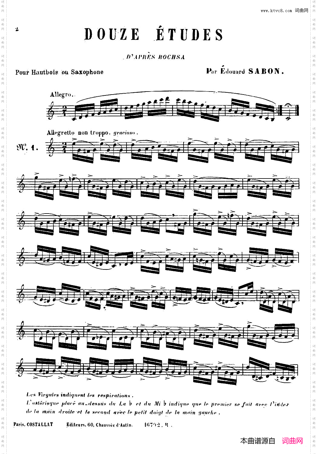 E·Sabon-12首练习曲1