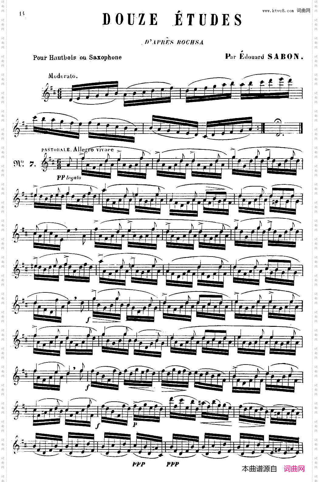 E·Sabon-12首练习曲7