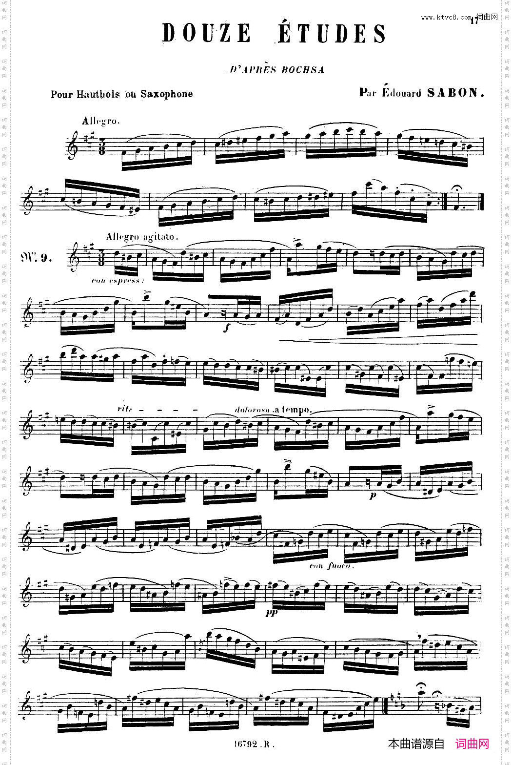 E·Sabon-12首练习曲9