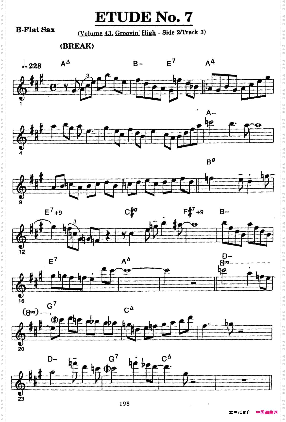ETUDENo.7高音萨克斯超吹练习曲_ETUDE No.7高音萨克斯超吹练习曲