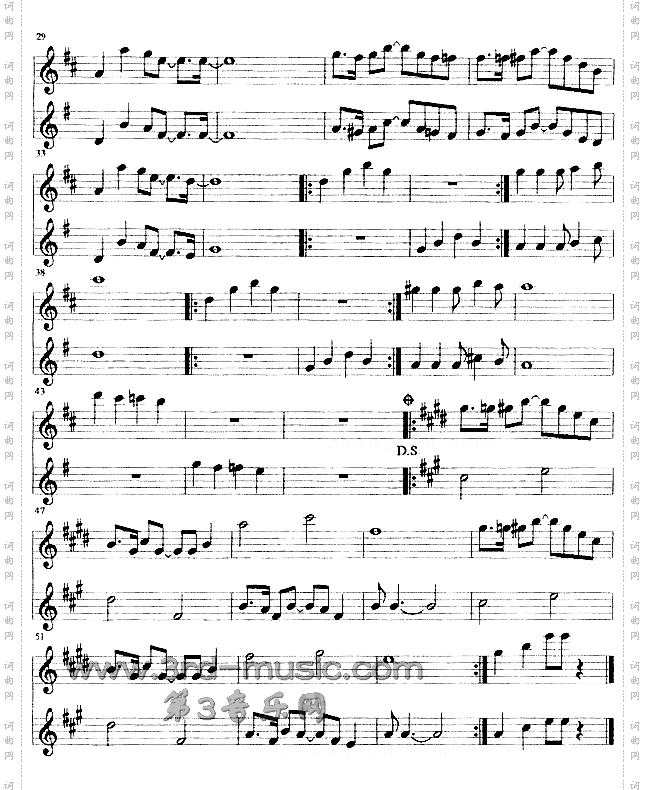 收获[萨克斯谱]