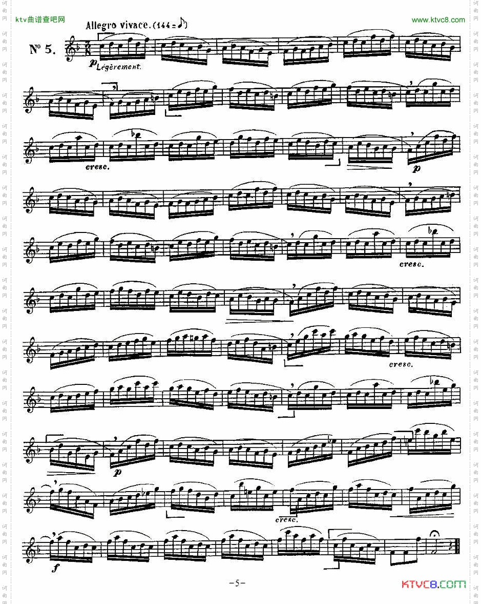 KLOSE的15首练习曲集