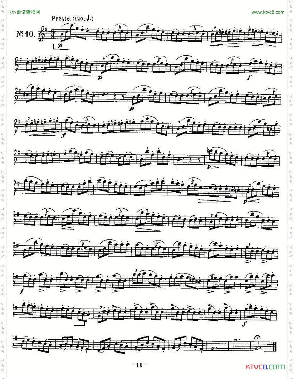 KLOSE的15首练习曲集