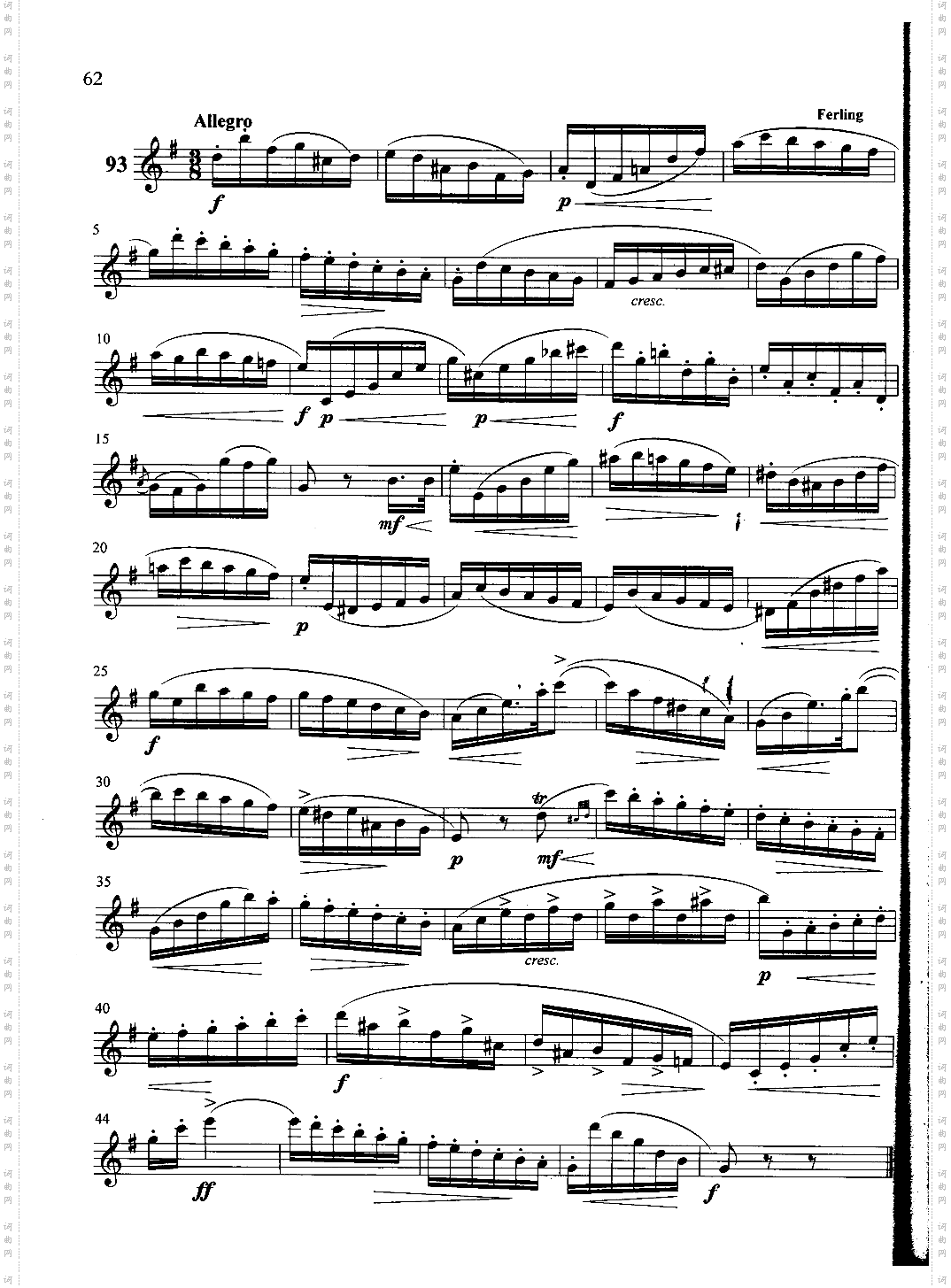 萨克斯管练习曲第100—062页