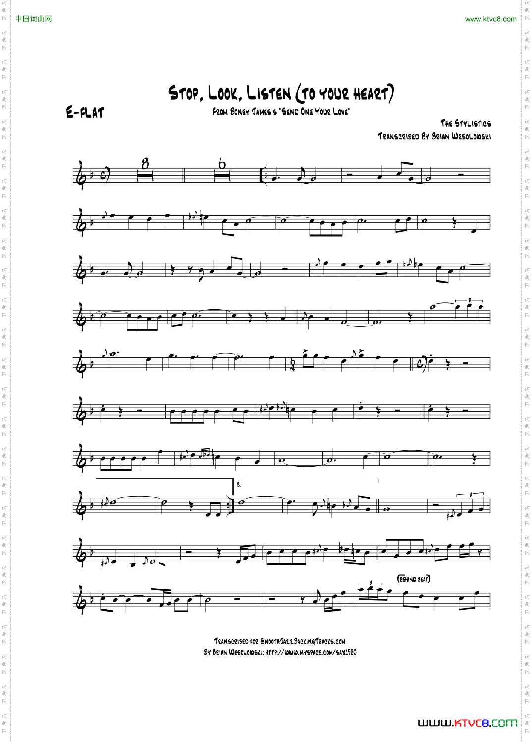 StopLookListen中音萨克斯_Stop Look Listen中音萨克斯