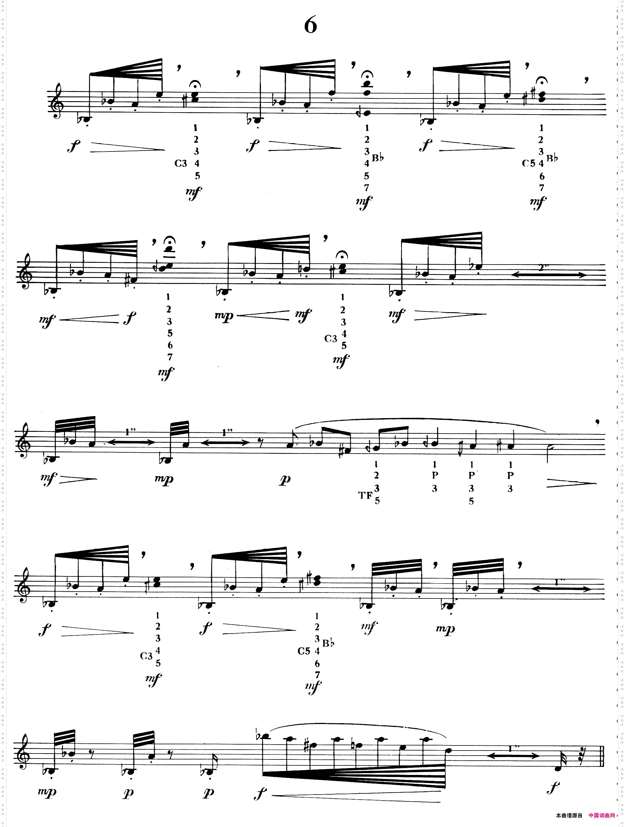 15首现代派练习曲6