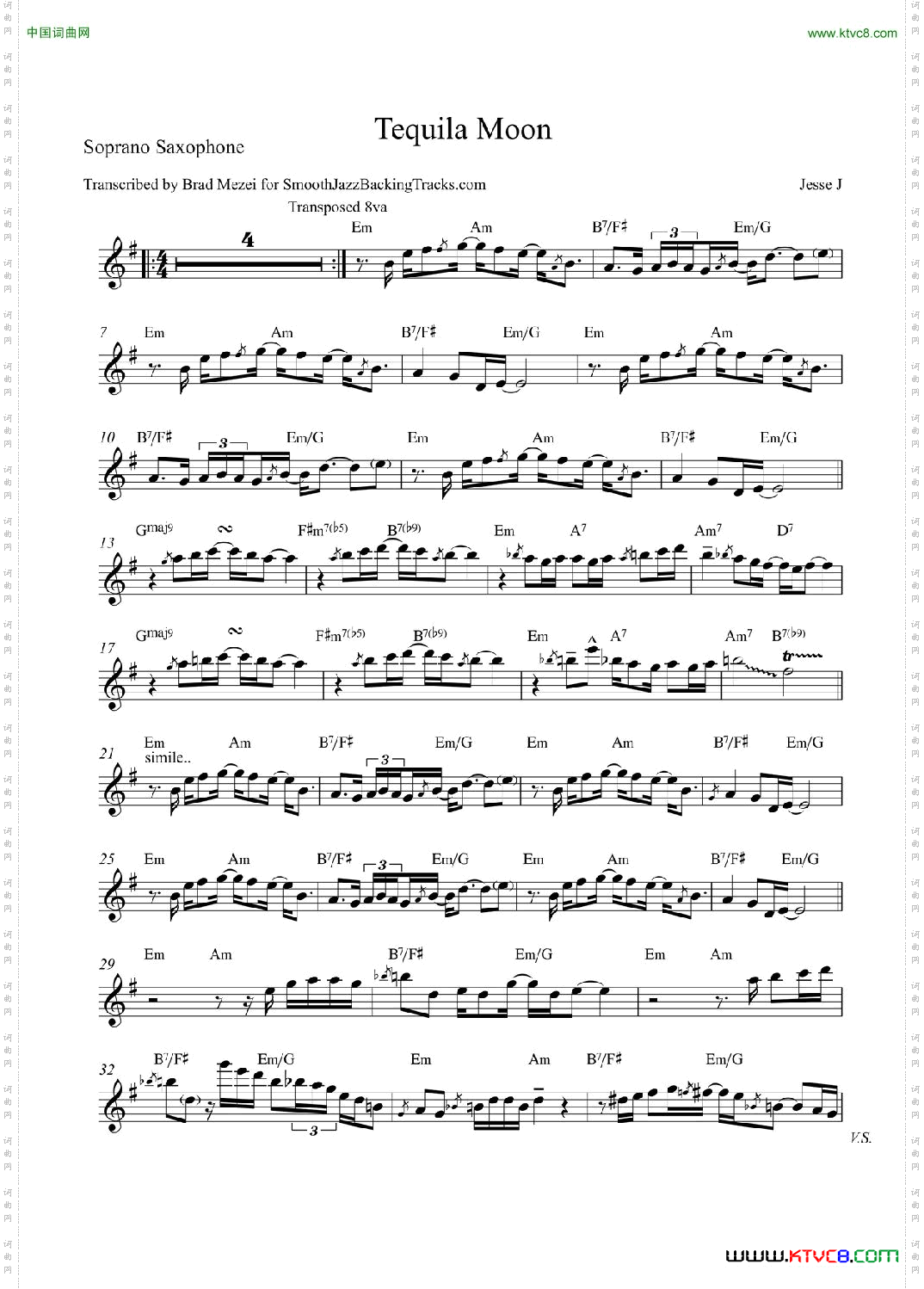 TequilaMoon高音萨克斯_Tequila Moon高音萨克斯