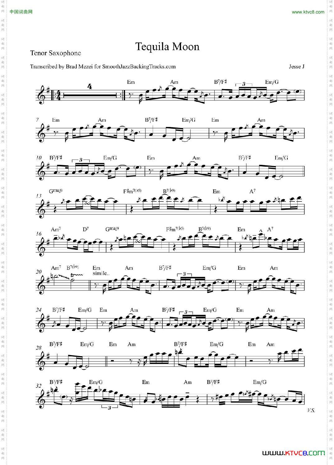 TequilaMoon次中音萨克斯_Tequila Moon次中音萨克斯