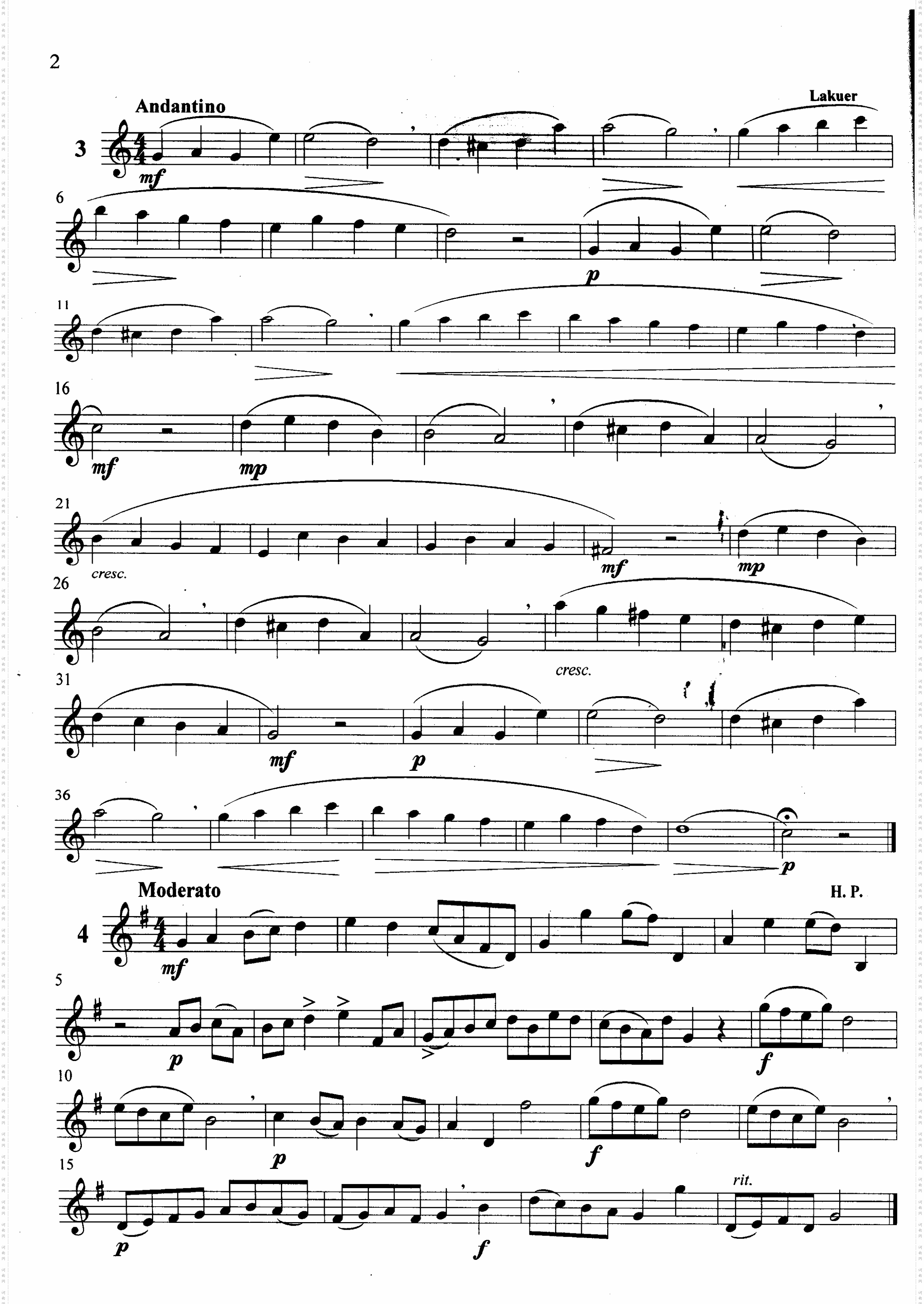 萨克斯管练习曲第100—002页