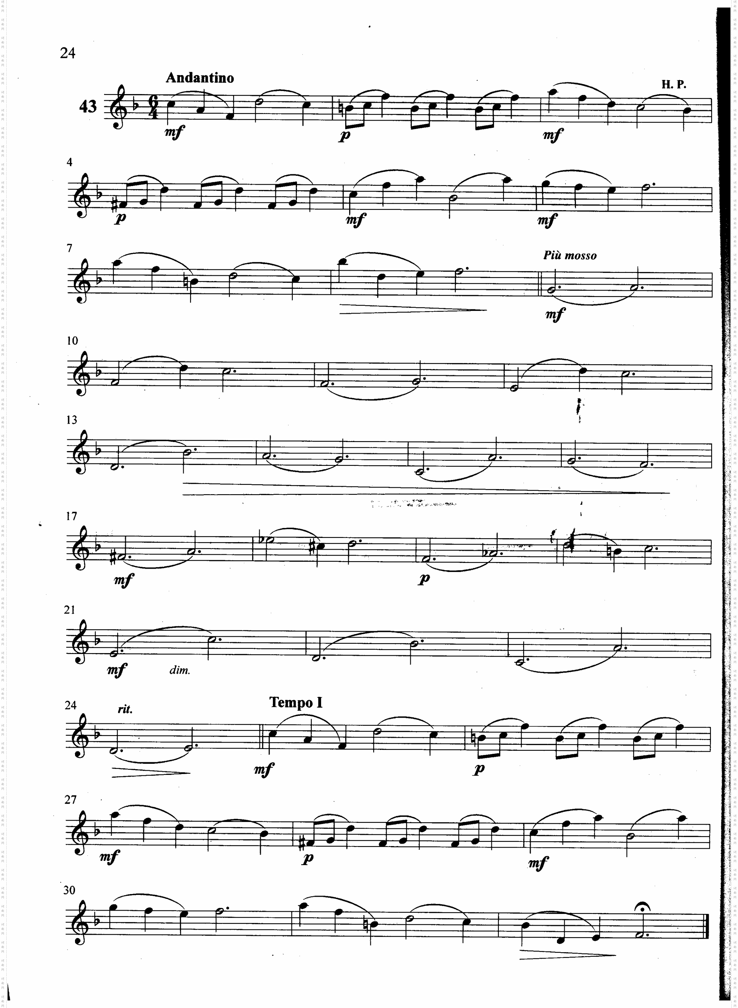 萨克斯管练习曲第100—024页